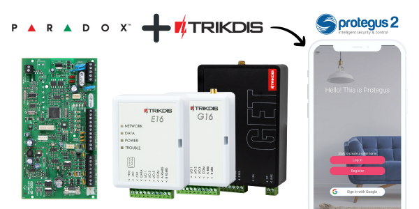 Inštalačná príručka pre komunikátor TRIKDIS + alarmový panel PARADOX