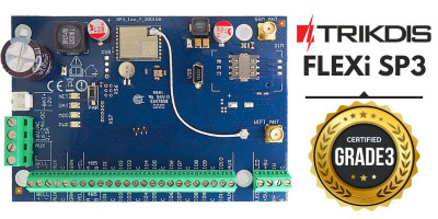 inteligentný poplašný panel trikdis flexi sp3 ethernet + 4g sp3-eth-4g 66