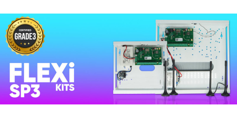 Inteligentný poplašný panel Trikdis FLEXi SP3 Ethernet + 2 SIM 4G