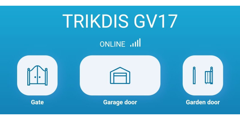 Trikdis GV17 - GATOR inteligentný 4G GSM / IP ovládač brány 3